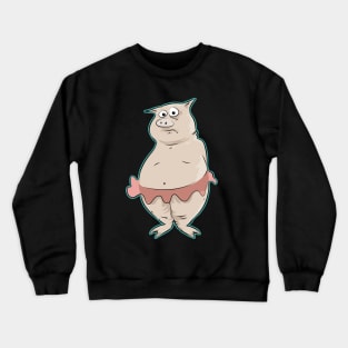 Pig In Tutu Crewneck Sweatshirt